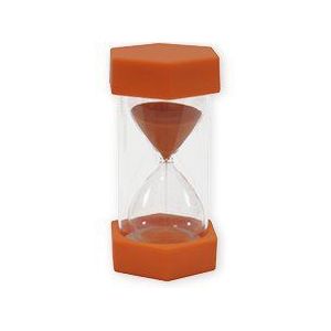 TimeTex Zandloper 12 cm 6,5 cm diameter 10 minuten X-Groot Oranje