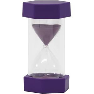 TimeTex Zandloper 12 cm hoog 6,5 cm diameter 20 minuten XL paars
