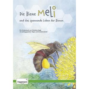 TimeTEX - Pedagogisch kinderboek ""De Bijen Meli"" | Schattig geïllustreerd boek over honing & wilde bijen. Ideaal voor lessen & thuis | Inhoud: 1x kinderboek, 44 pagina's, leeftijd: 5-10