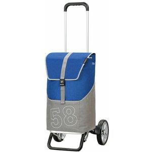 Andersen Shopper Alu Star Shopper Filip Boodschappentrolley 59 cm blau