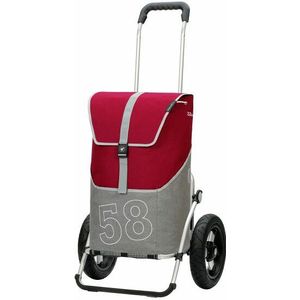 Andersen Shopper Royal Shopper Filip winkelwagen 59 cm met luchtbanden rot