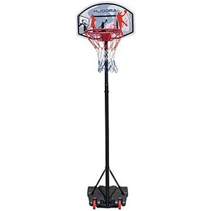 Hudora Basketbalstandaard All Stars basketbalstandaard, in hoogte verstelbaar, 165-205 cm