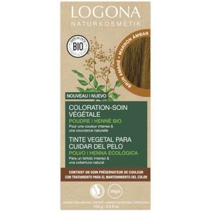 Logona Haarverzorging Hair Colour Verzorgende plantaardige haarverf Amberbruin