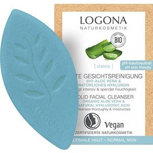 LOGONA - Vaste Gezichtsreiniging - Natuurlijk - Biologische Aloë Vera - 60 g