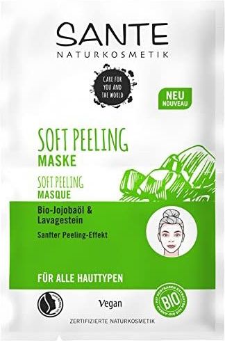 Sante Naturkosmetik Soft Peeling Maske, 2 x 4 ml