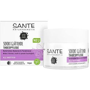 SANTE - Gladmakende Dagcrème - 50 ml - Natuurlijk Hyaluronzuur - Veganistisch