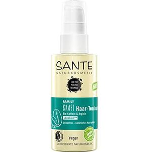 SANTE Naturkosmetik Krachtige aanzetspray tegen haarverlies, hoofdhuidbehandeling voor gezond en vol haar, met biologische cafeïne, arginine en anagin, krachtig haartonicum, 1 x 75 ml