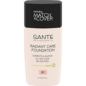 Sante Naturkosmetik - Radiant Care Foundation - 001 - 30 ml - Make-up - Gezicht