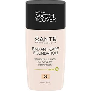 Sante Naturkosmetik - Radiant Care Foundation - Neutraal Linnen - 30 ml