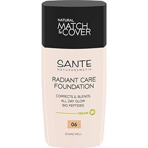 Sante Naturkosmetik - Radiant Care Foundation - Grond & Poeder - Voor een Natuurlijk Ogende Teint