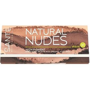 SANTE - Nudy Shades Palette 01 - Oogschaduw - Veganistisch - Biologische Aloë Vera - Natuurlijke Kleurpigmenten
