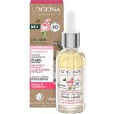 LOGONA - 2-fasen Serum - Gezichtsverzorging - Veganistisch - Met Biologisch Rozenextract en Collageen