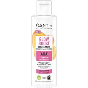 Sante Naturkosmetik - Glow Boost Exfoliërende Toner - AHA - Aminozuur - Biologische Aloë Vera