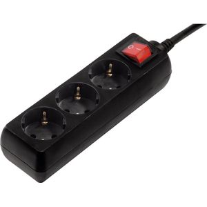 Hama 3-Wegs Distributie Met Switch, Zwar.