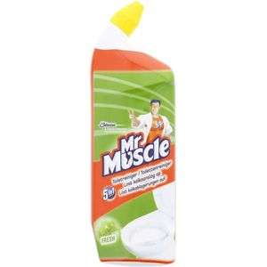 Mr Muscle Toiletreiniger fresh - Oranje / Wit - Kunststof - 750 ml - Set van 2 - Schoonmaken - Reinigen - Toilet - Toilettenreiniger