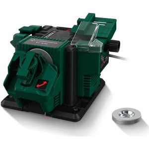 PARKSIDE® Slijpstation - Robuust station met een diamantslijpschijf - 65W - Met 3 opzetstukken - Messenslijper