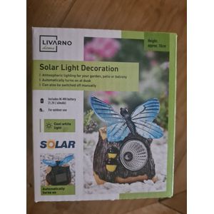 Livarno home Solar decoratie lamp Vlinder