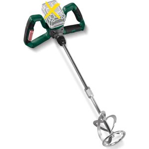 Parkside Accu Verf / Betonmixer - 20V - zonder accu - Toerental: 0–650 tpm - Roerstaaf: Ø100 mm - Exclusief accu en snellader