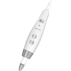 Silvercrest Manicure Pedicure Set - Kleur: Zilver - Snelheid: 2000-4600 RPM - Kenmerk: met 7 opzetstukken - Ergonomische vorm - Traploos instelbaar - Spiraalkoord - Voor verzorgde handen en voeten - Ergonomische vorm - Met 7 opzetstukken
