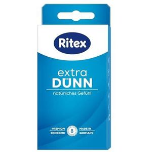 Ritex Extra dunne condooms voor intensief ervaren, 8 stuks, Gemaakt in Duitsland