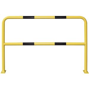 Beschermbeugel, staal, Ø 48 mm, voor boutbevestiging, breedte 1500 mm, verzinkt/gecoat