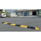 Eindstuk TOPSTOP verkeersdrempel - PVC - geel Eindstuk vrouw - 50 mm hoog