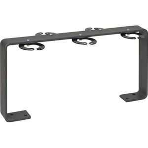 Parkeervoorziening voor scooter, 5 inzetplaatsen, staal 70 x 10 mm, thermisch verzinkt, ijzerglitter