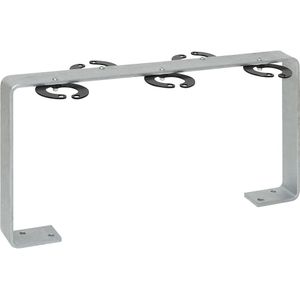 Parkeervoorziening voor scooter, 5 inzetplaatsen, staal 70 x 10 mm, thermisch verzinkt, vanaf 10 stuks
