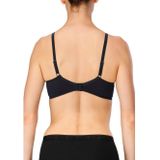 Naturana - Voorgevormde Soft Bh - Navy - Verstelbare Bandjes - Naadloze Cup - Zonder Beugel