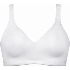 Bralette - Effen - 100% Katoen - Zachte Cups - Borduurwerk