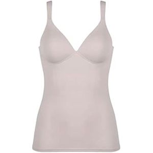 Naturana - Hemd met Padded BH - Beige - Zonder Beugels - Maat 75A