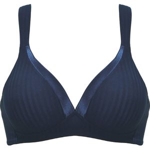 Naturana - Soft BH - Navy - Gewatteerde Bandjes - Verstelbare Schouderbandjes