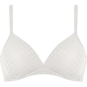 Naturana - Soft Bh - Ecru - Pied de Poule Patroon - Verstelbare Bandjes