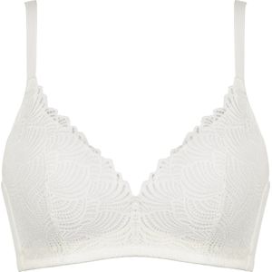 Naturana - Voorgevormde soft bh met kant - 5674 - Ecru - 85B