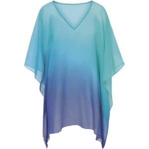 KAFTAN KORT MAAT ONE SIZE BLAUW