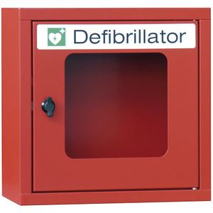 Pavoy Defibrillatorkast, zonder alarmfunctie, vuurrood