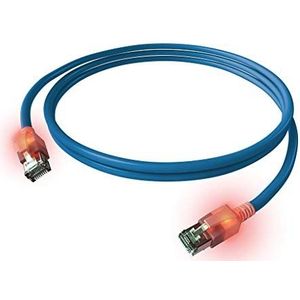 saCon S/FTP Kabel Cat.6A (Class EA), LSOH, blauw, 1 m - blauw 442623.1