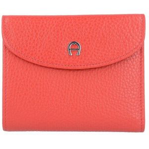 AIGNER Basics II Leren Portemonnee 12 cm burnt red