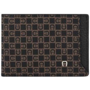 AIGNER Daniele Portemonnee Leer 10 cm dadino brown