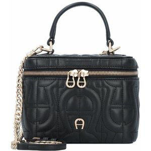 AIGNER Diadora Handtas Leer 17.5 cm black