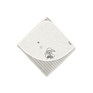 Sterntaler Handdoek met capuchon Stanley grijs 80 x 80cm
