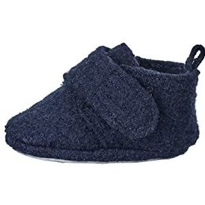 Sterntaler - Uniseks Kruipschoen Slippers - Marineblauw - Synthetisch/Textiel
