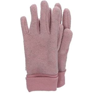 Sterntaler Uniseks vingerhandschoenen voor kinderen van microfleece, met elastische manchetten, roze gemêleerd, 2