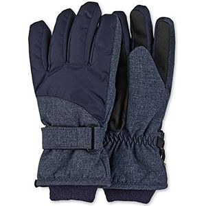 Sterntaler Vingerhandschoen gemêleerd handschoenen voor koude tijd, uniseks en kinderen, Blauwe mel.
