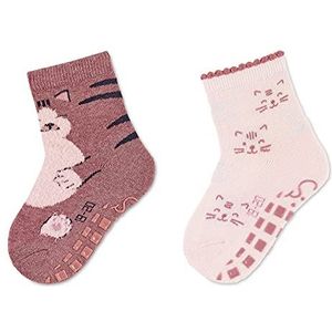 Sterntaler Babysokken voor meisjes van Dp kat, pantoffelsokken