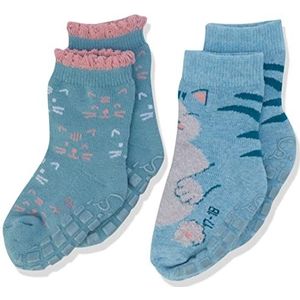 Sterntaler - Abs-söckchen Dp Katze - Enkelsokken - Lichtgrijs Gemêleerd - 24 EU