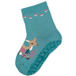 Sterntaler FLI Soft Rehkitz sokken voor pantoffels, donkerturquoise, 18 babyjongens, Donker Turkoois