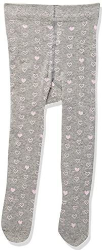 Sterntaler Panty Harten lichtgrijs