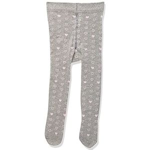 Sterntaler Panty, harten, dijen, lichtgrijs gemêleerd, 9 maanden baby meisje, grijs.