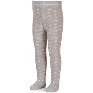 Sterntaler baby meisje hart panty, Lichtgrijs mel., 128 cm